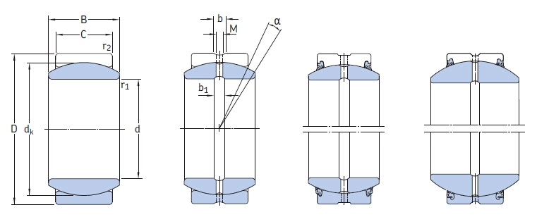 GE60ES China Ball Joint Radial Spherical Plain Bearing GE Series with Good Quality